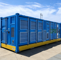 Conteneur de stockage d'énergie industriel avec cloisons personnalisées et espace de montage d'équipements