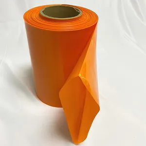 Fabrikant Verkoop Prijs Leggen Platte Poly Tubing Rollen Helder Transparant Oranje Of Zwart Layflat Pe Polyethyleen Plastic Buisfolie