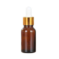 En stock flacon d'huile essentielle de 10 ml/flacons compte-gouttes en verre ambré à l'épreuve des enfants pipette de 10 ml