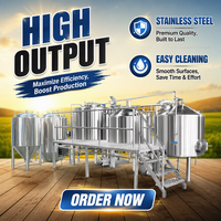 Équipement de micro-brasserie industrielle 10BBL 1000L, cuve de fermentation automatique, cuve sous pression, pompe PLC
