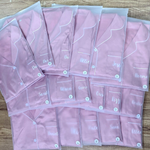 High Quality Stock Women Silk Satin Short Sleeves Shorts Pajamas <strong>Party</strong> Two Pieces Elastic Waist <strong>Pyjamas</strong> Set Sleepwear Bridal - Product Image 4