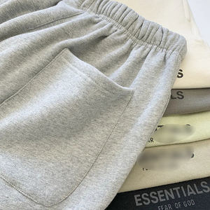 <span class=keywords><strong>FG300</strong></span>กางเกงวอร์มเล่นยิมสำหรับผู้ชายกางเกงวิ่งเล่นกีฬาผ้าคอตตอนกลางขาสั้นมีเชือกรูดสำหรับฤดูร้อน - Product Image 4