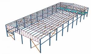 Bâtiment d'entrepôt préfabriqué moderne à plusieurs étages en structure acier préfabriquée pour l'industrie - Product Image 4
