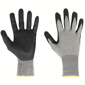 قفازات عمل آمنة مخصصة بالجملة مطلية باللاتكس لحماية اليدين في مجال البناء - Product Image 1