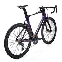 Vélo de route en fibre de carbone 700C en promotion, SENSAH 22 vitesses, frein à jante V/C, vélo de course R10 avec guidon et roues en alliage