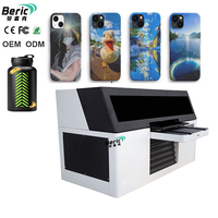 Nueva Impresora UV de Inyección de Tinta Plana Beric A3 con Cabezal de Impresión XP600, Bomba Doble de Circulación, Tanque Recargable, Impresión Automática en Tarjetas y Cuero