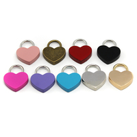 Mini serrure de sac à bagages en forme de cœur, cadenas de gymnastique avec clés, cadenas pour sac à main, petit artisanat, boîte de journal