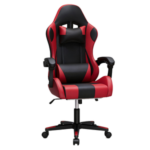 Chaise de bureau moderne en similicuir PVC à dossier haut, pivotante et inclinable, avec vérin à gaz, idéale pour le gaming et le racing - Product Image 6
