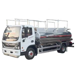 รถบรรทุกถังน้ำมันดีเซล/เบนซิน ดงเฟิง ขนาดเล็ก 4x2 พวงมาลัยขวา ถังสแตนเลส 5000 ลิตร สำหรับขาย - Product Image 1