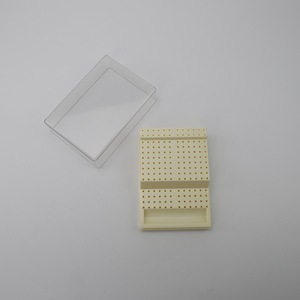 Caja para fresas dentales LK-1402, estuche de esterilización cuadrado de 75 orificios para instrumentos dentales - Product Image 2