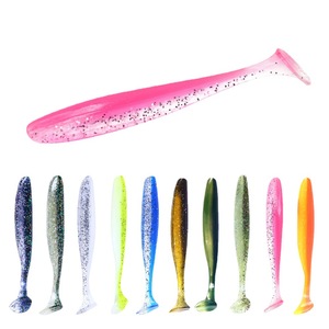 TOPIND balıkçılık yumuşak cazibesi 5/7/<span class=keywords><strong>9</strong></span> cm plastik T kuyruk yem - Product Image 6