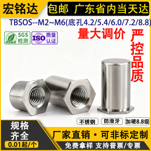 Tuerca de inserción a presión de acero inoxidable M2 M2.5 M3 M4 M5 M6 con rosca métrica para la industria de la construcción - Product Image 4