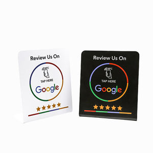 Plaques nominatives personnalisables, cartes de paiement, cartes de commentaires, cartes NFC pour la vente en gros, affichage de table, panneau indicatif avec lecture de codes QR - Product Image 1