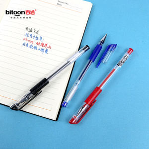 थोक प्रचार उच्च गुणवत्ता वाले तटस्थ मानक 0.5 मिमी जेल पेन स्कूल उच्च गुणवत्ता वाले प्लास्टिक के लिए सर्वश्रेष्ठ काले लाल हस्ताक्षर पेन - Product Image 5