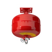 Extincteur automatique HFC227ea 20 kg, système de suppression d'incendie suspendu FM200, cylindre rouge N2