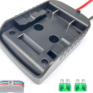 Adaptador de Corriente para Herramientas Eléctricas de 18-20V con Cable de 12 AWG, Conector Adaptador de Batería Universal con Fusibles - Product Image 2