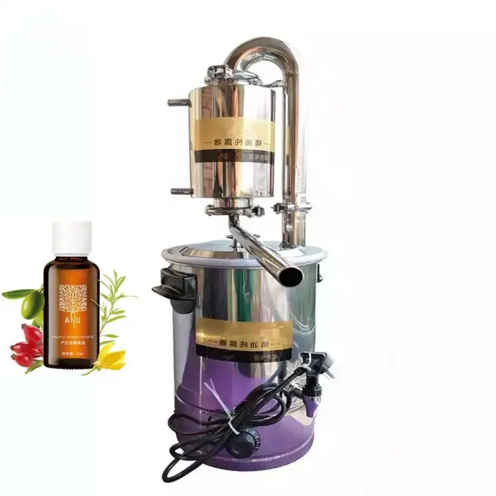 Máquina de extracción de aceite de eucalipto, máquina de extracción de aceite de lavanda esencial de cáñamo, precio de fábrica