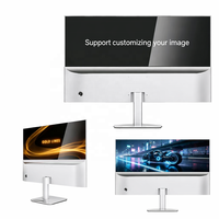 Moniteur LCD IPS 23,8 pouces 144 Hz ultra-fin 9,75 mm Écran FHD avec panneau arrière en verre rétroéclairé RVB personnalisable pour le bureau