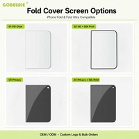 Protection d'écran en verre anti-espion pour iPhone Ultra iPhone Fold 9H HD OEM Logo personnalisé