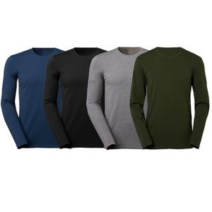 Wholesale Custom Spring Autumn Men <b>White</b> <b>Tshirt</b> Casual Branded <b>Long</b> <b>Sleeve</b> <b>Tshirts</b> for Men - Product Image 1