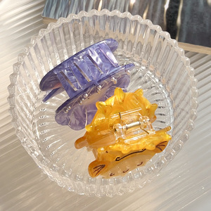 Kinling OEM Thiết Kế Sáng Tạo Mới Ngọc Trai Trắng Vỏ Hoa Chi Nhánh Chuột Fox Động Vật Axit axetic Tóc Claw <span class=keywords><strong>Clip</strong></span> - Product Image 2