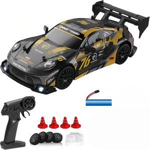 Nuova <span class=keywords><strong>Auto</strong></span> <span class=keywords><strong>RC</strong></span> Drift in Scala 1/24 del Produttore, con Luci Controllabili, Modello di <span class=keywords><strong>Auto</strong></span> Sportiva ad Alta Velocità, Giocattolo da Corsa per Bambini, Regalo per Ragazzi, Vendita all'Ingrosso - Product Image 6