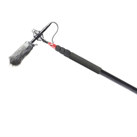 Perche de micro extensible en aluminium réglable de 3,5 m pour l'enregistrement, la photographie, accessoire de support de microphone pour studio photo
