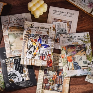 Set <span class=keywords><strong>di</strong></span> Adesivi Vintage in PET con Funghi, Farfalle e Fasi Lunari, Materiale Creativo per Decorazioni Fai-da-<span class=keywords><strong>Te</strong></span> e Libri Artistici - Product Image 2
