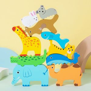 Jeu de compétition d'équilibre pour enfants, garçons et filles, cadeaux d'anniversaire pour enfants, blocs d'empilage d'animaux pour tout-petits - Product Image 4