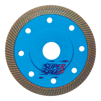 Lame de scie diamantée Turbo Changli nouvelle génération, imprimée UV, 4 pouces, avec bride de 106 mm, disque de coupe diamanté circulaire pour carrelage en porcelaine et marbre