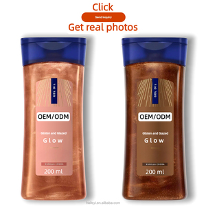 Aceite Corporal Brillante - 2 Colores Golden Hour, Aceite Corporal Hidratante con Brillo Solar y Aroma a Vainilla con Manteca de Cacao Pura, 200 ml - Product Image 2