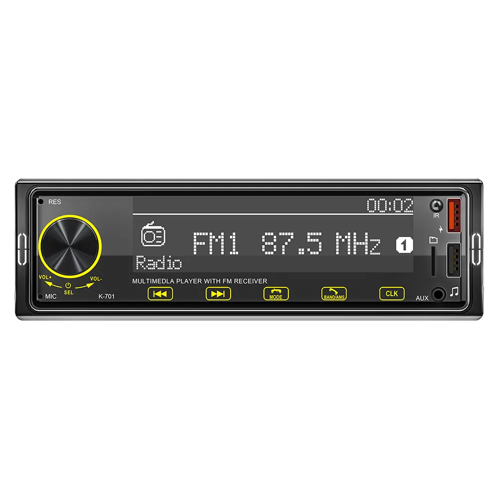 1 DIN Đài Phát Thanh MP3 FM Đài Phát Thanh Receiver Xe Stereo Ô Tô Âm Thanh Dab Đài Phát Thanh Ô Tô Máy Nghe Nhạc Tự Động Âm Thanh Stereo USB FM TF Bt Aux Trong