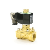 Vanne solénoïde en laiton Hoyan PU-20K 3/4 po normalement ouverte 2 voies, électrique AC 380V/220V/110V pour eau/air/huile