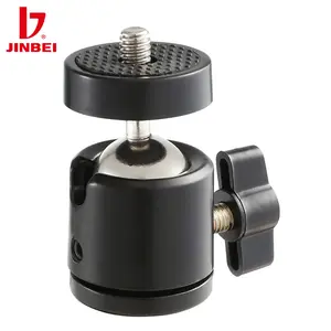 JINBEI AQ-20 Máy Ảnh Chuyên Nghiệp Gắn Chân Máy 360 Degre Xoay 1/4 Vít Mini Ball Head Adaptor - Product Image 1