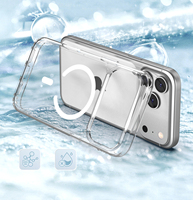 Coque Premium Transparente Mate Magnétique Puissante Compatible, Écran Sérigraphié Mince et Antichoc pour iPhone 17 Pro Max