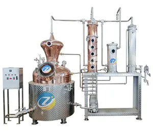 Zj Nieuwe Craft Drank Distilleerderij Machines Fabriek 500L Alcohol Stills Equip Distilleerder Moonshine Koper