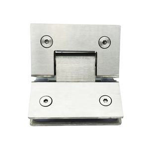 Robuste 90 & 180 degrés en acier inoxydable laiton verre encadré Pivot douche <span class=keywords><strong>porte</strong></span> charnière salle de bain mural <span class=keywords><strong>fixe</strong></span> Style ouvert - Product Image 2