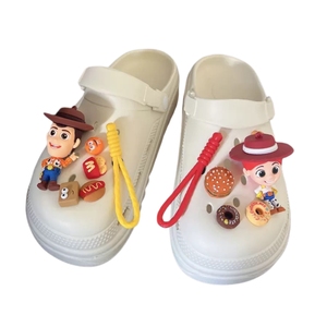 Zuecos Unisex de Plataforma Plana Suave de Malla Antideslizante para Verano, Estilo Mary Jane, Reciclables, con Diseño de Oso, que Aumentan la Altura - Product Image 3