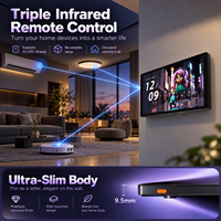 Panneau de commande intelligent Tuya, écran tactile 7 pouces, double bande WiFi, hub Zigbee 3.0, 5.2 Mesh, panneau d'interrupteur mural EU US