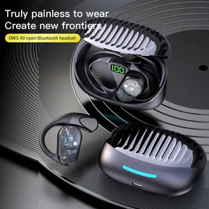 2024 New Stereo Touch Sports Waterproof Earphones Tws Headphones Fone De Ouvido Sem Fio Bluetooth Wireless Headset Ows Earphone