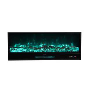 <span class=keywords><strong>Cheminée</strong></span> électrique à télécommande de 80 cm avec chauffage, flamme dynamique LED, contrôle intelligent de la température, <span class=keywords><strong>cheminée</strong></span> d'intérieur pour la maison - Product Image 3