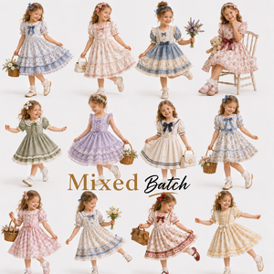 Vestido de Verano para Niñas con Volantes, Estilo Dulce, Envío Mixto, Surtido Aleatorio, Novedades de Verano, Modelo 2026.4 CN/GUA - Product Image 1