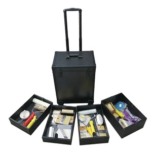 Mallette multifonctionnelle pour outils de peinture <span class=keywords><strong>4</strong></span> <span class=keywords><strong>en</strong></span> <span class=keywords><strong>1</strong></span> avec roues détachables à 360 degrés Mallette pour outils roulants - Product Image 1