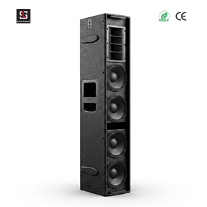 Système de sonorisation Line Array actif 2400W, enceintes de monitoring professionnelles pour scène, enceintes colonne pour concerts en extérieur, caisson de basses amplifié, étanche - Product Image 1