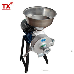 Hot-Selling Aluminum Head Powder <strong>Grinder</strong> Home Wheat Flour Mill Grain Grinding Machine Steel &amp; <strong>Sand</strong> Disc Dual Purpose Flour Mill - Product Image 4