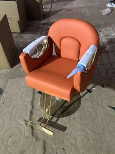 Sillón de Barbería de Lujo con Base Dorada, Hidráulico y Reclinable, para Salón de Belleza, Muebles para Estilismo, Color Personalizable - Product Image 6