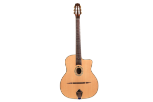 Guitare de <span class=keywords><strong>Jazz</strong></span> gitane en cèdre solide, avec trou ovale, en forme de D, AGJ60A - Product Image 2