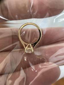 18k Gouden Klassieke Design Lab-Grown Diamanten Ring voor Dames Sieraden Hoge Kwaliteit IGI Ronde Slijpvorm 1,5 Karaat Sieraden Trouwring - Product Image 6