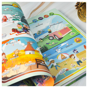 Apprendre et jouer interactif anglais livres sonores Intelligence Machine d'apprentissage enfants 300 mots livre avec 13 thèmes d'apprentissage activité - Product Image 4