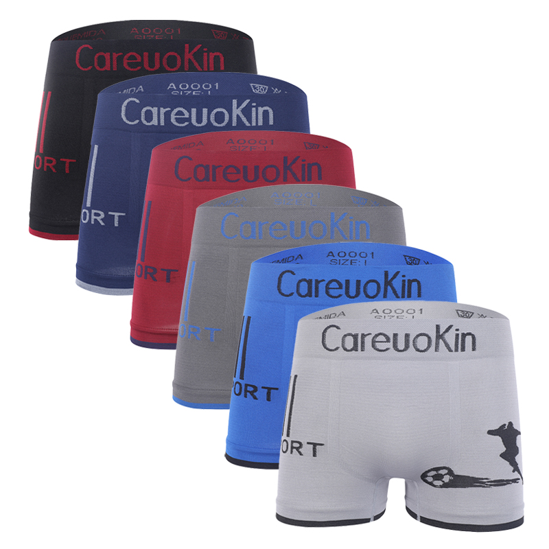 UOKIN модные бесшовные плотные мужские трусы-боксеры разных цветов, боксеры с принтом, шорты, мужское нижнее белье